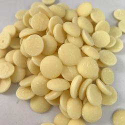 Witte chocolade druppels